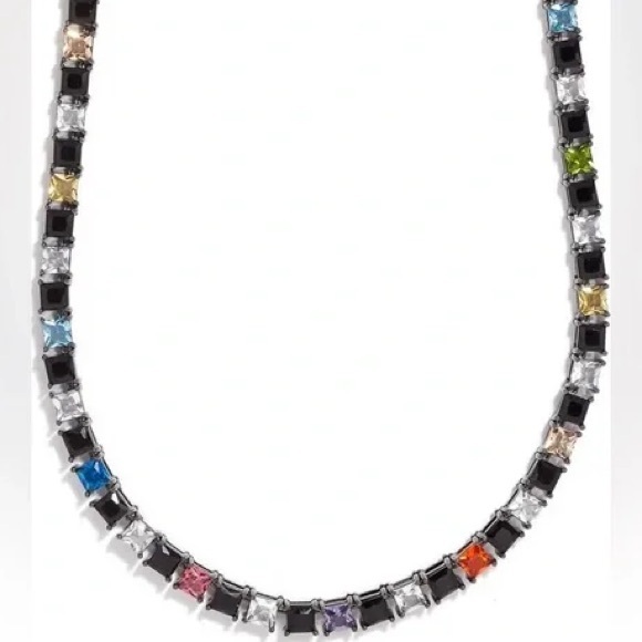 Kurt Geiger Jewelry - NWT Kurt Geiger Checkerboard Crystal Collar Necklace